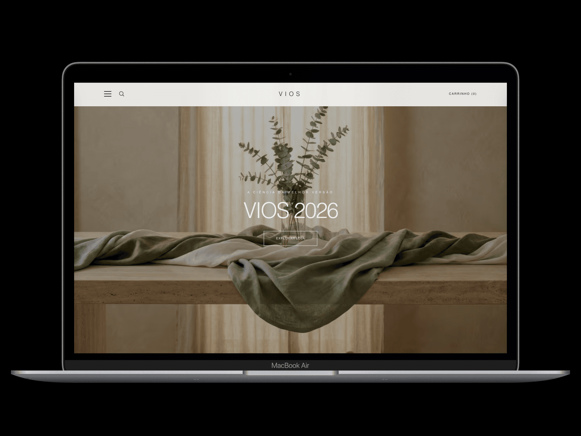 Dashboard da plataforma Vios Labs